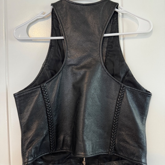 XS Genuine Leather Vest - Picture 2 of 2